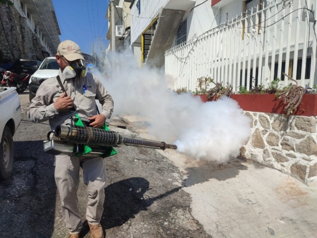 Brigadas sanitarias de Michoacán se la rifan en Guerrero contra el dengue 